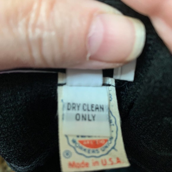 Vintage A.J. BARI Black Chiffon Bling Pilazzo Pants Size 8 - Picture 11 of 12